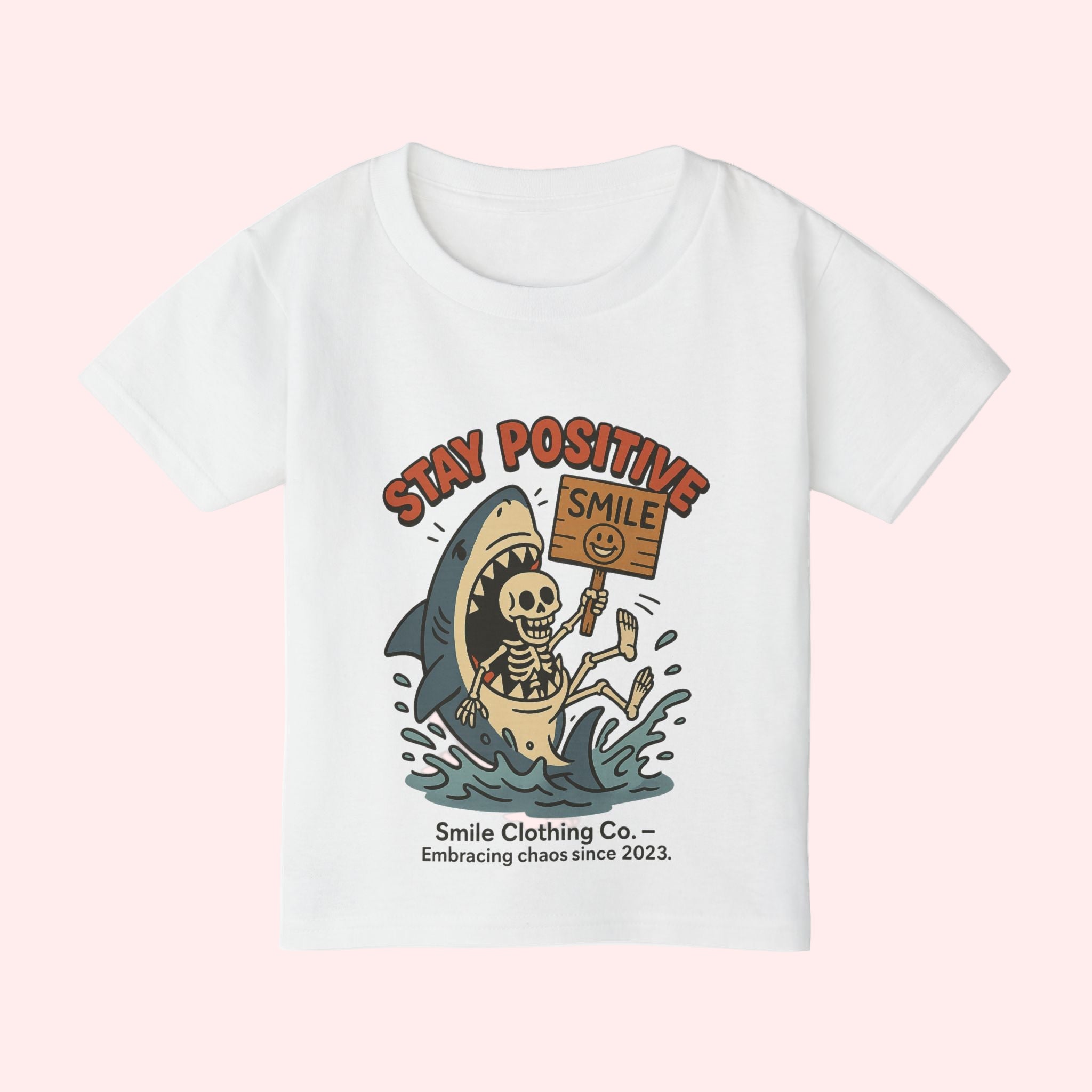 Stay Positive Toddler Shirt - Smile Clothing