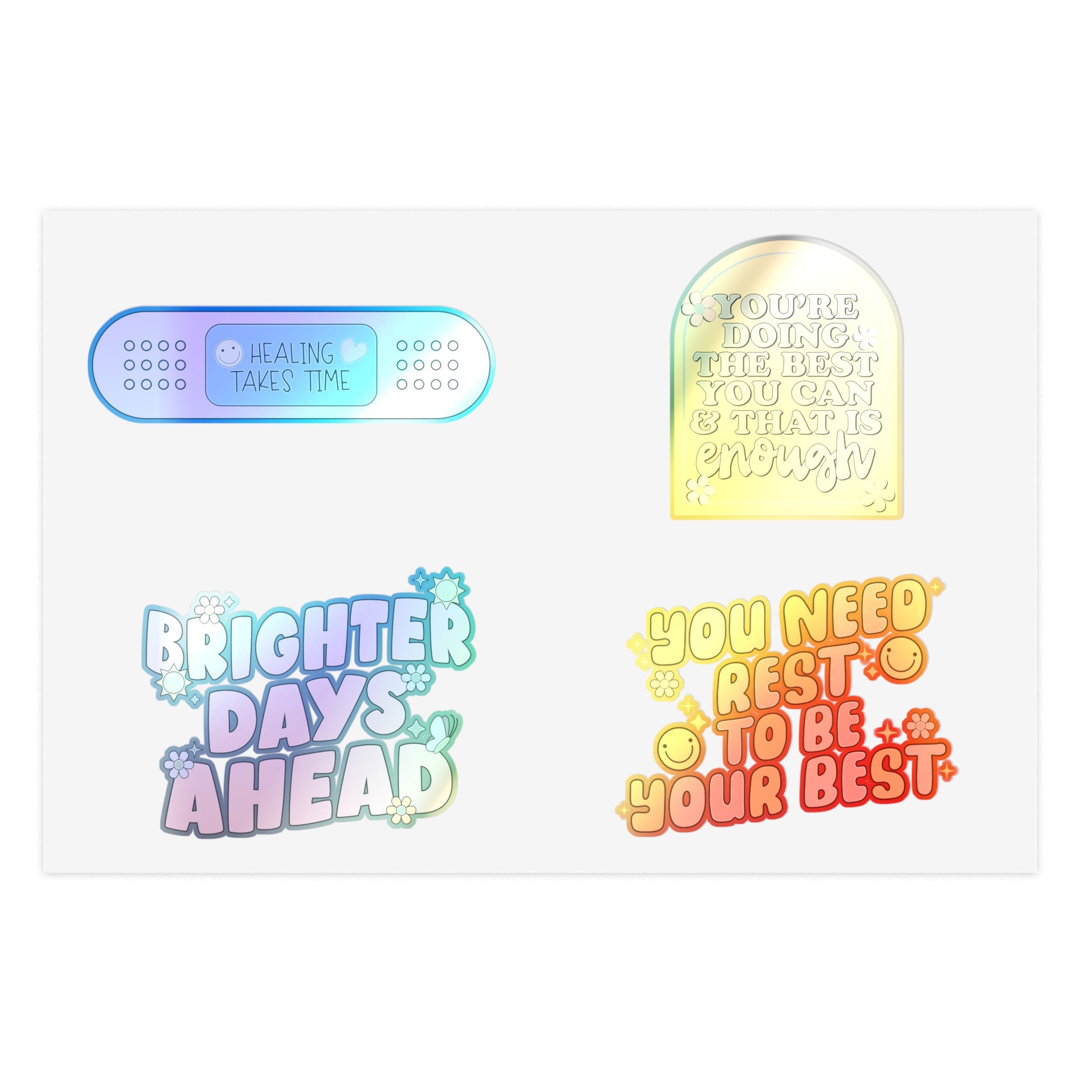 Brighter Days Sticker Pack - Smile Clothing