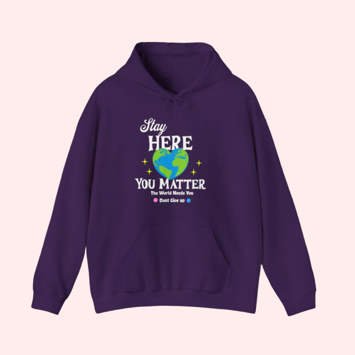Stay Here Hoodie - Smile Clothing