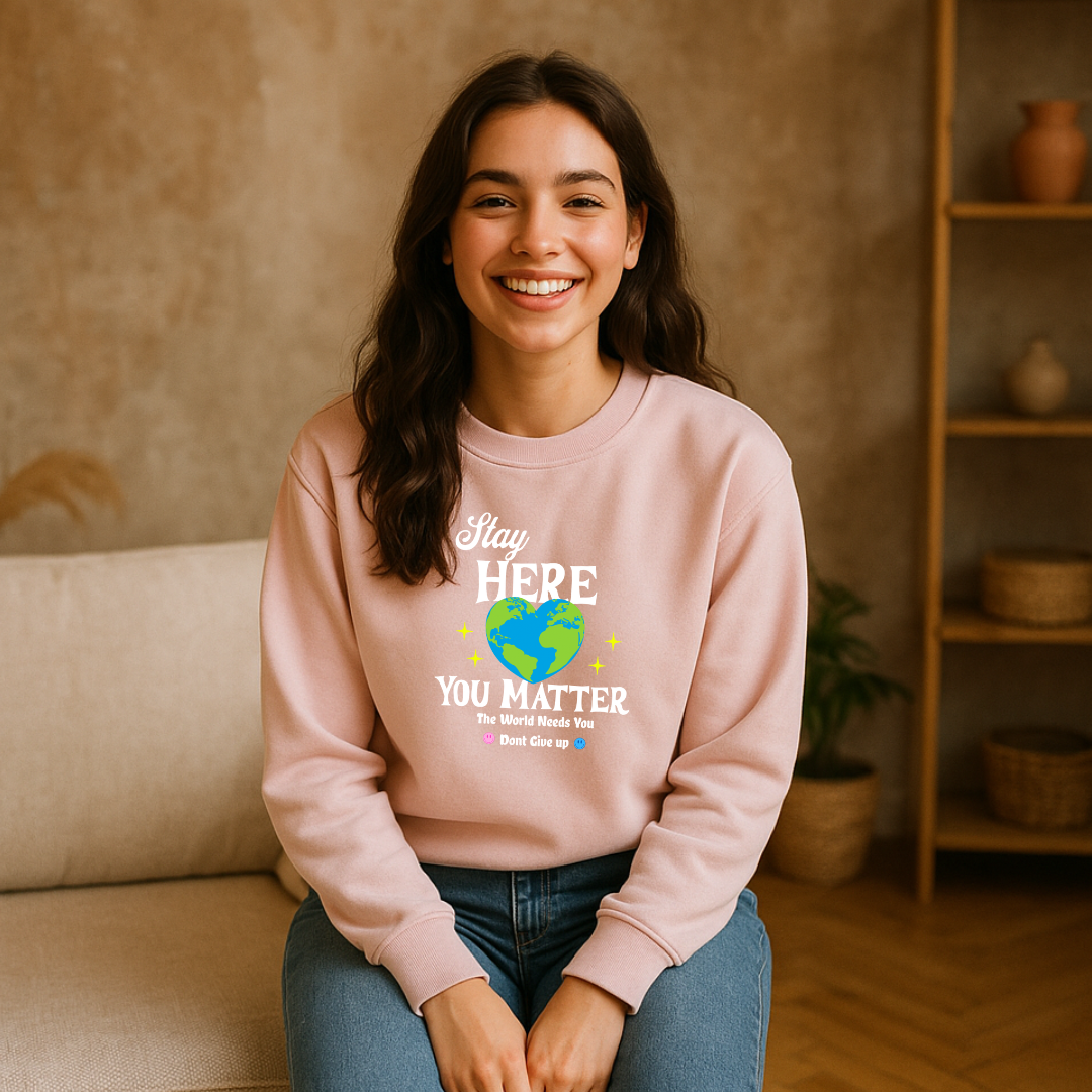 Stay Here Crewneck