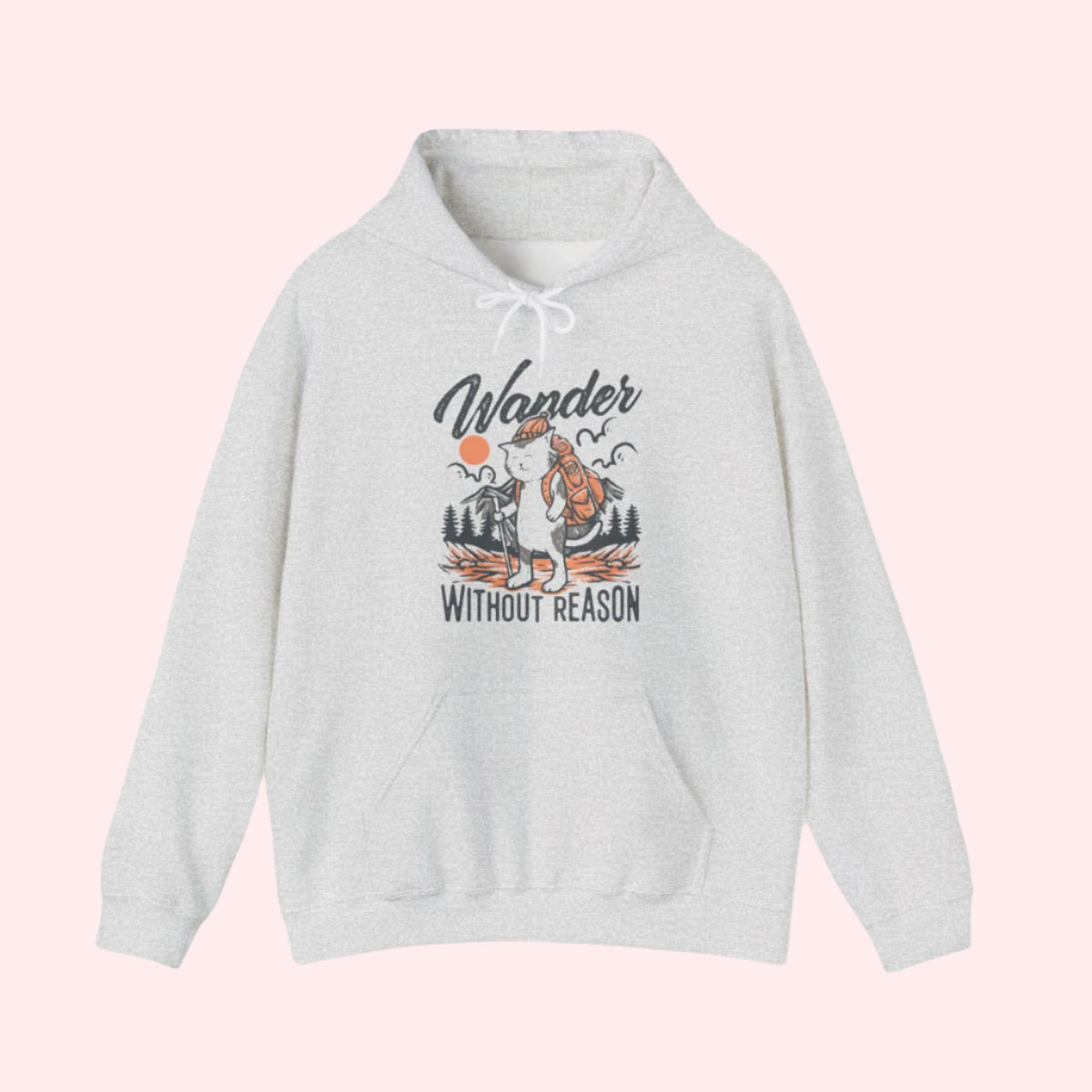 Wander Without Reason Hoodie - Smile Clothing
