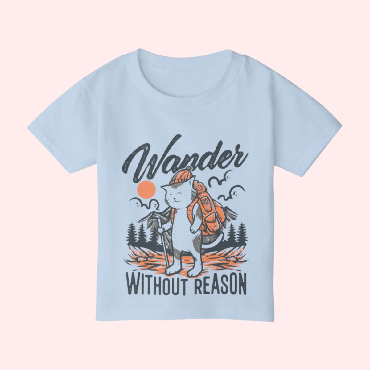 Wander Without Reason Toddler Shirt - Smile Clothing