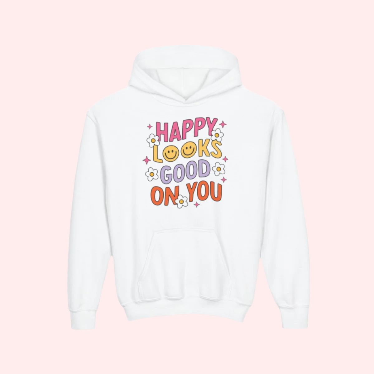 Happy Looks Good Kids Hoodie - Smile Clothing