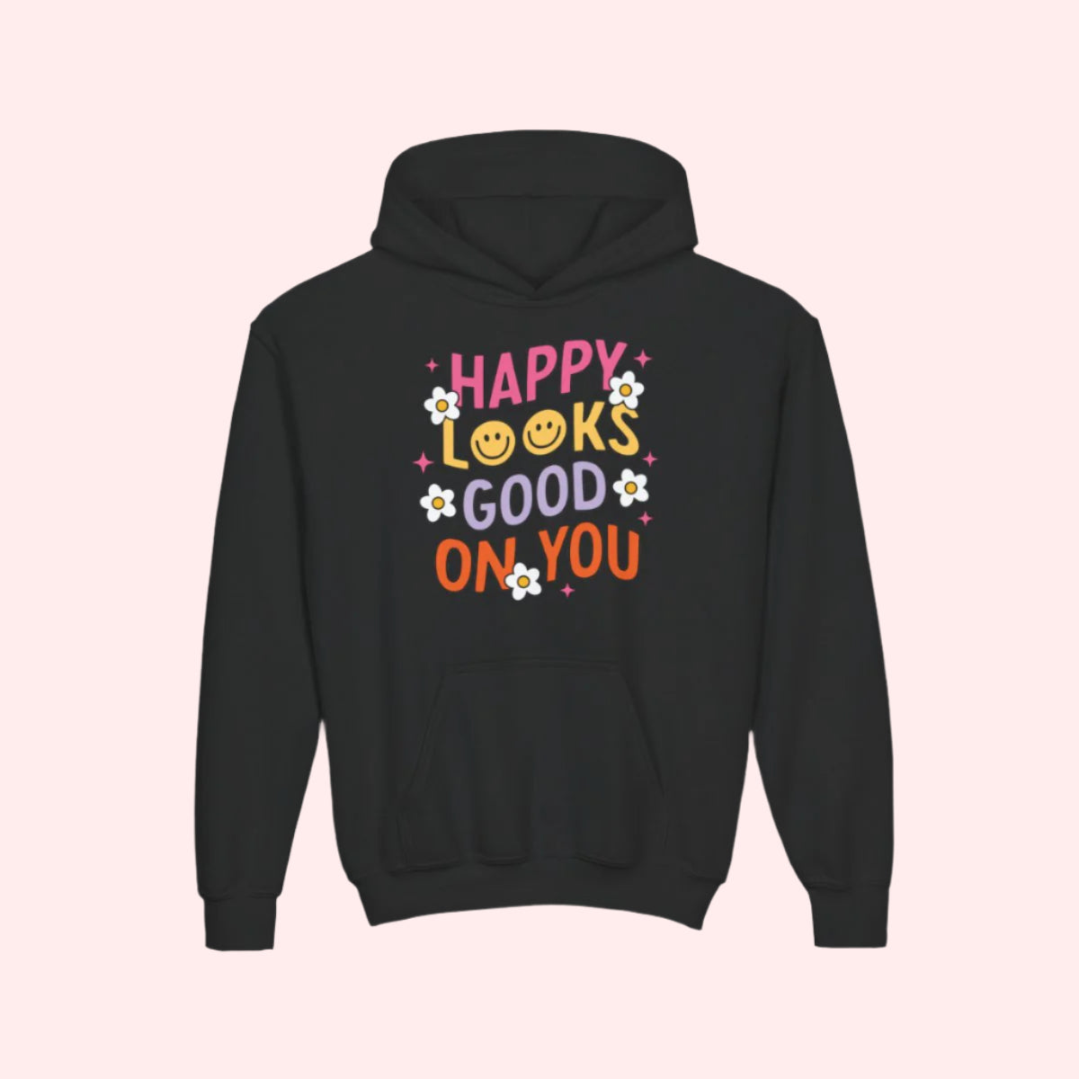 Happy Looks Good Kids Hoodie - Smile Clothing