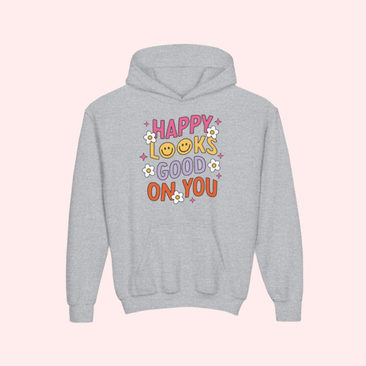 Happy Looks Good Kids Hoodie - Smile Clothing