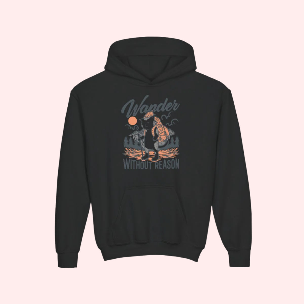 Wander Without Reason Kids Hoodie - Smile Clothing
