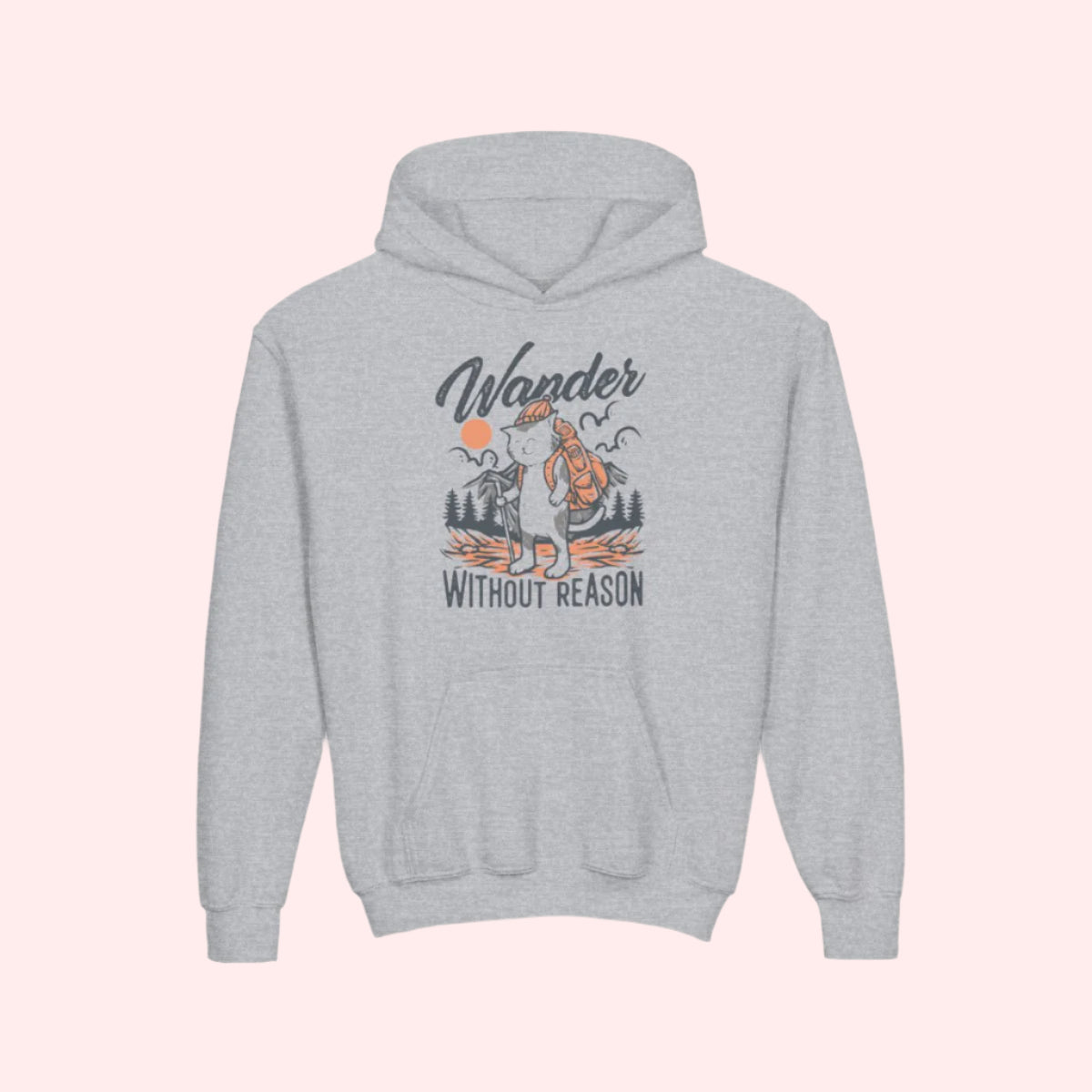 Wander Without Reason Kids Hoodie - Smile Clothing