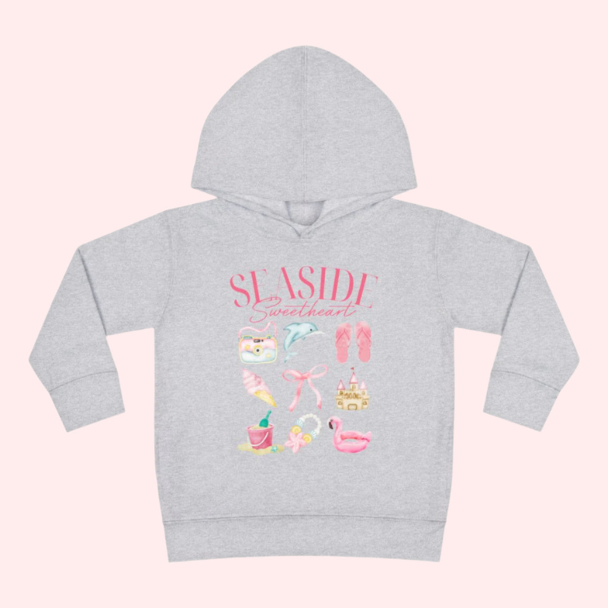 Seaside Sweetheart Toddler Hoodie - Smile Clothing