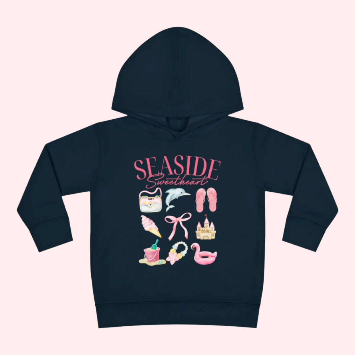 Seaside Sweetheart Toddler Hoodie - Smile Clothing