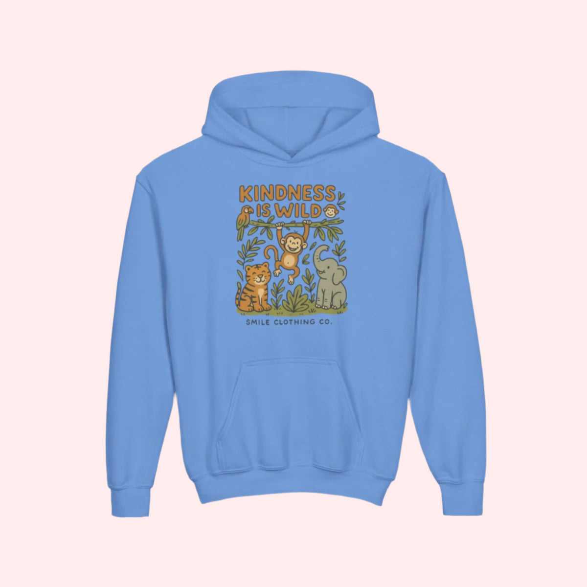 Smile “Kindness Is Wild” Kids Hoodie - Smile Clothing