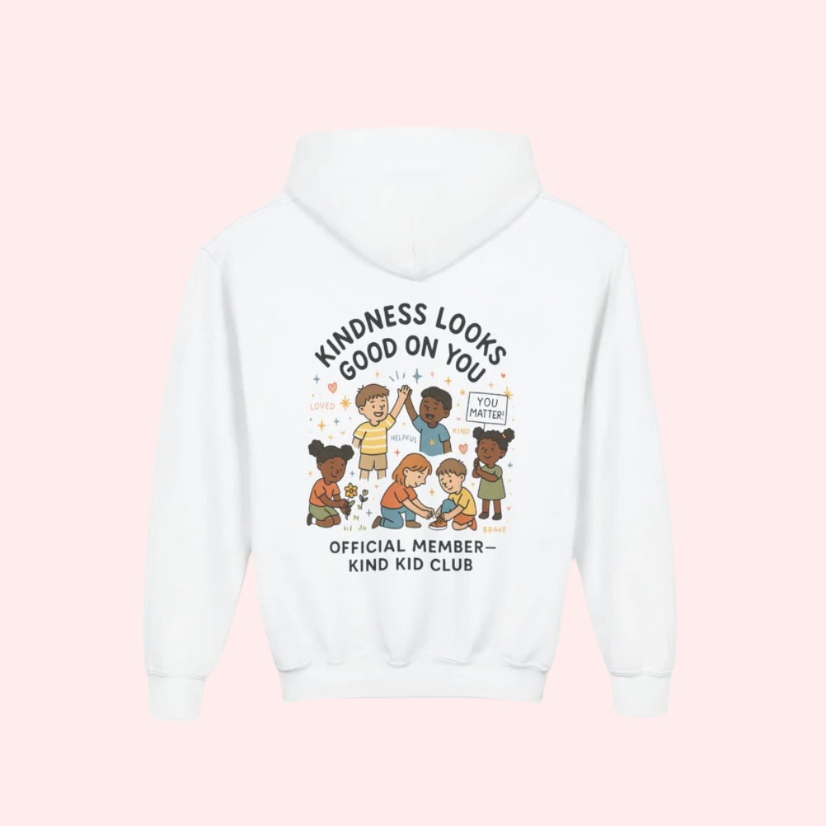 Smile “Kind Kid Club” Kids Hoodie - Smile Clothing