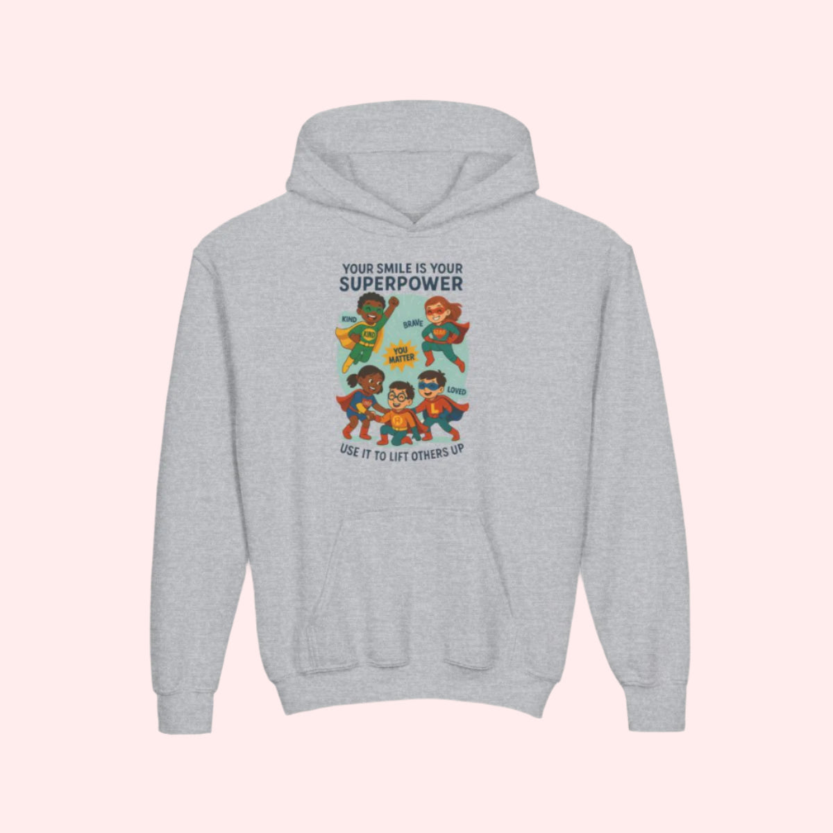 Smile “Superhero” Kids Hoodie - Smile Clothing