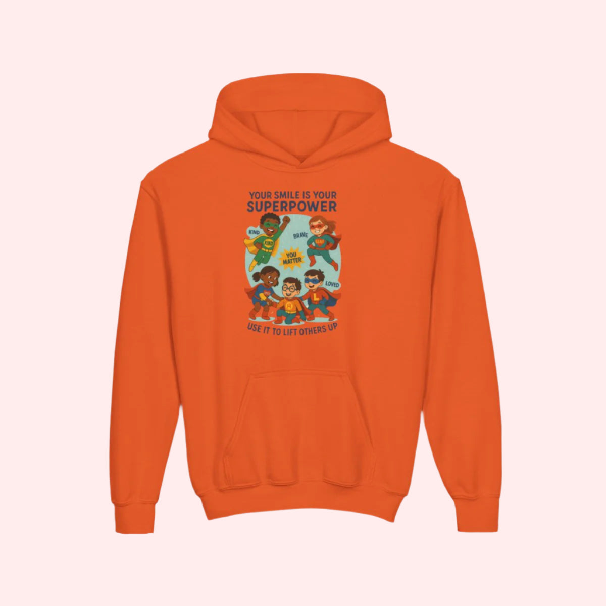 Smile “Superhero” Kids Hoodie - Smile Clothing