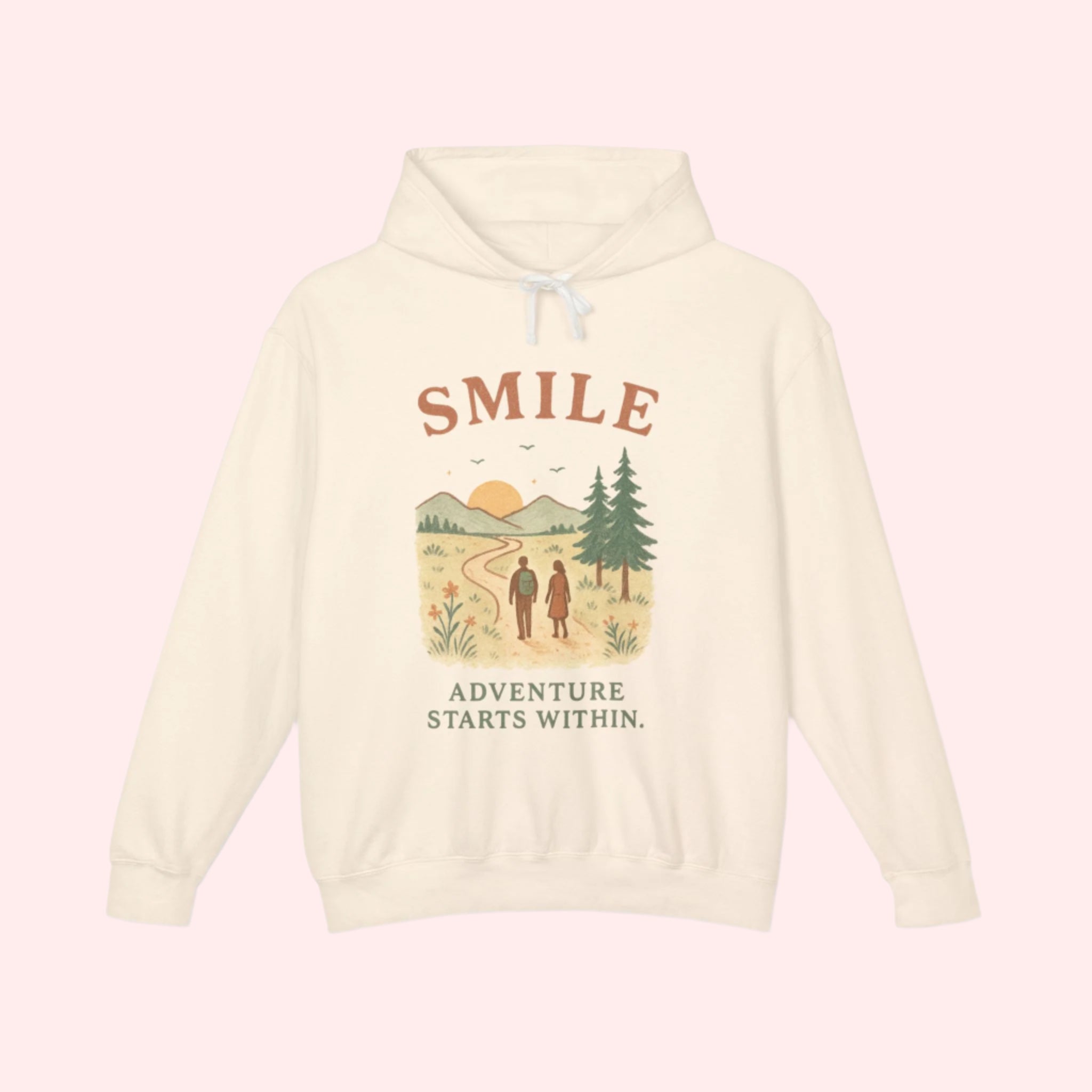 Smile “Adventures Start Within” Hoodie