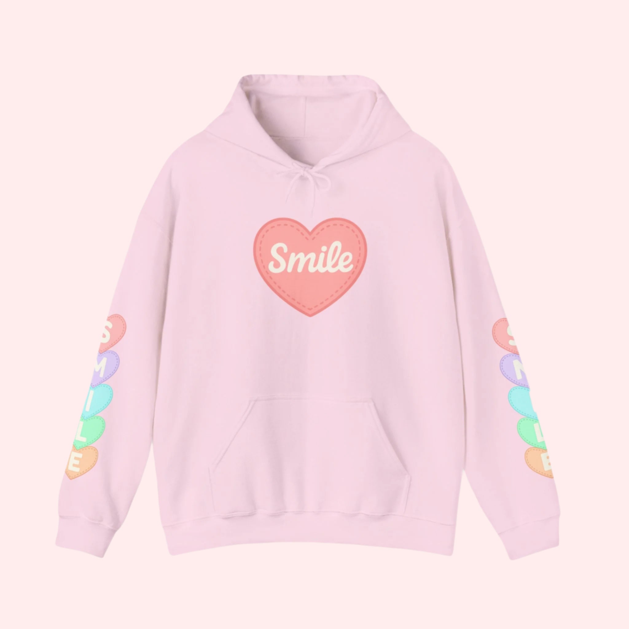 Smile Hearts on My Sleeve Hoodie