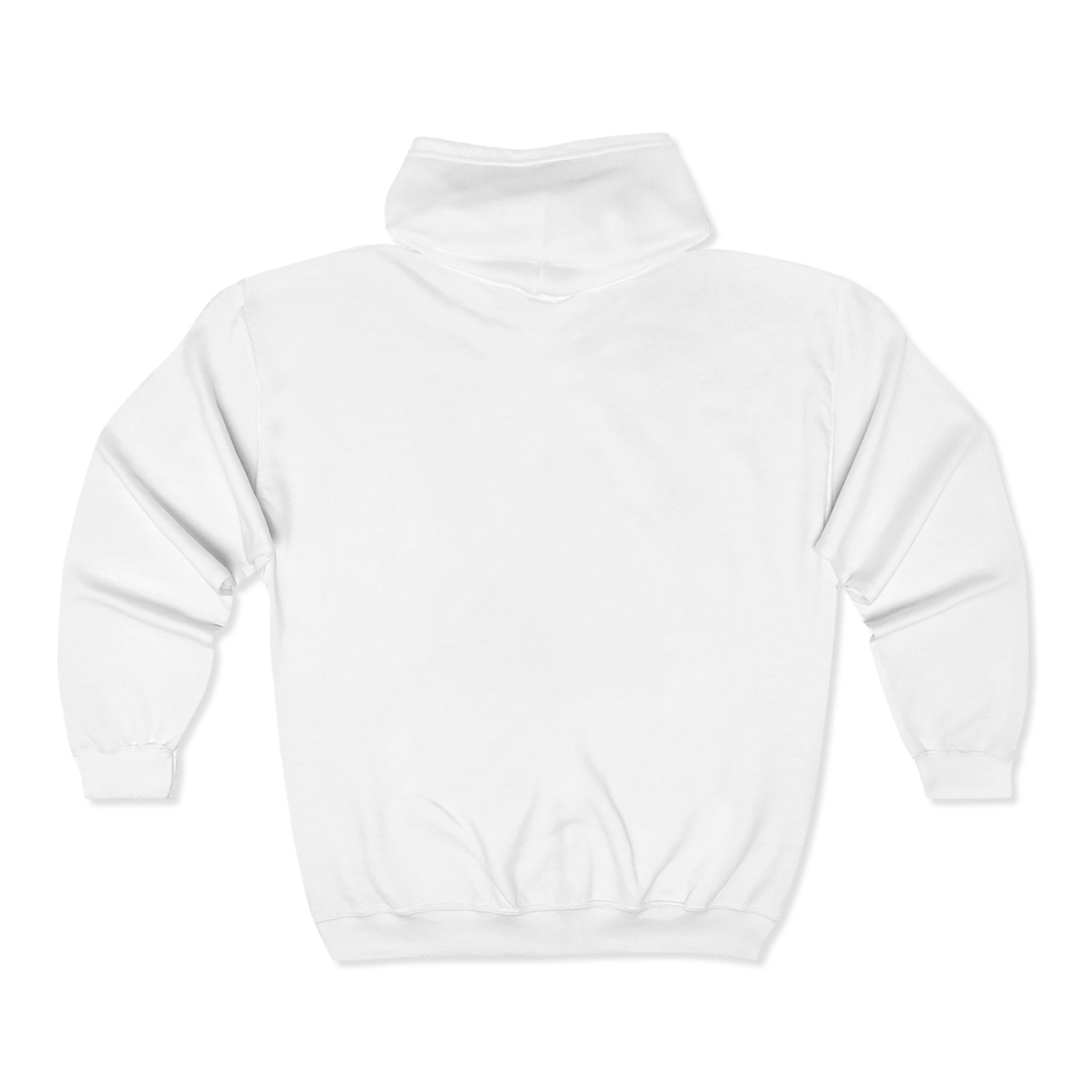 Smile Signature Full Zip White Hoodie