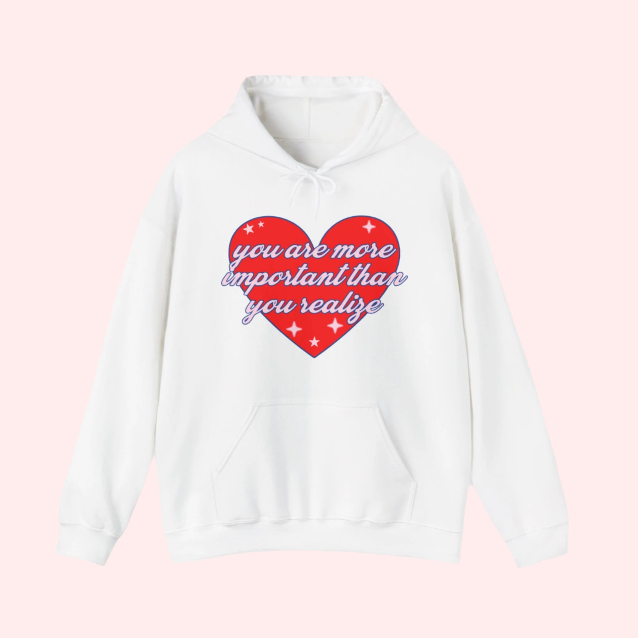 Smile You Are Important Hoodie - Smile Clothing