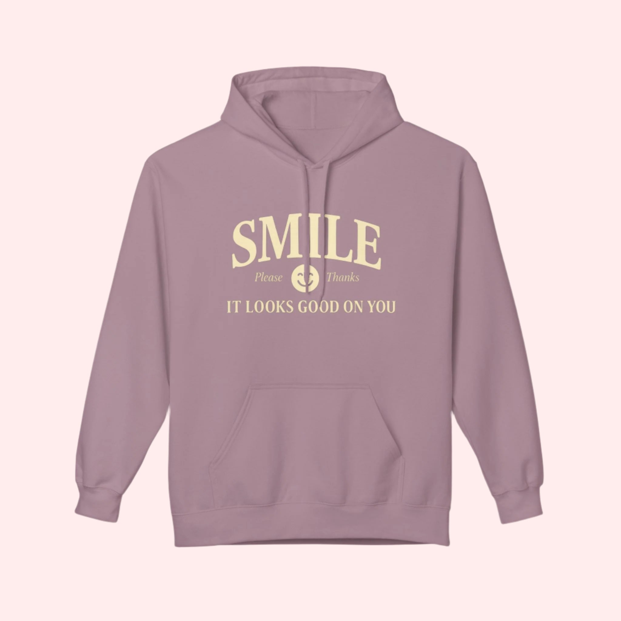 Smile It Looks Good On You Hoodie