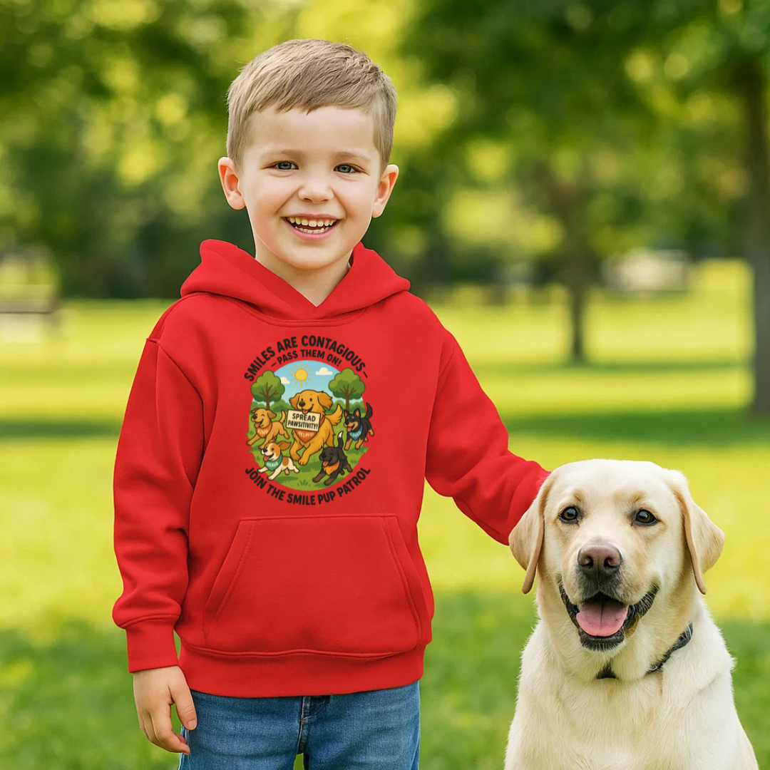 Smile “Pup Patrol” Kids Hoodie