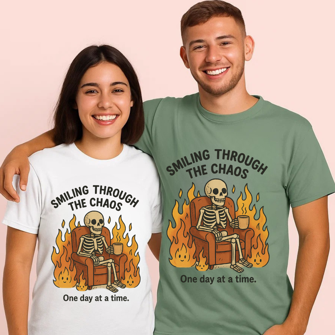 Smiling Through Chaos Shirt - Smile Clothing