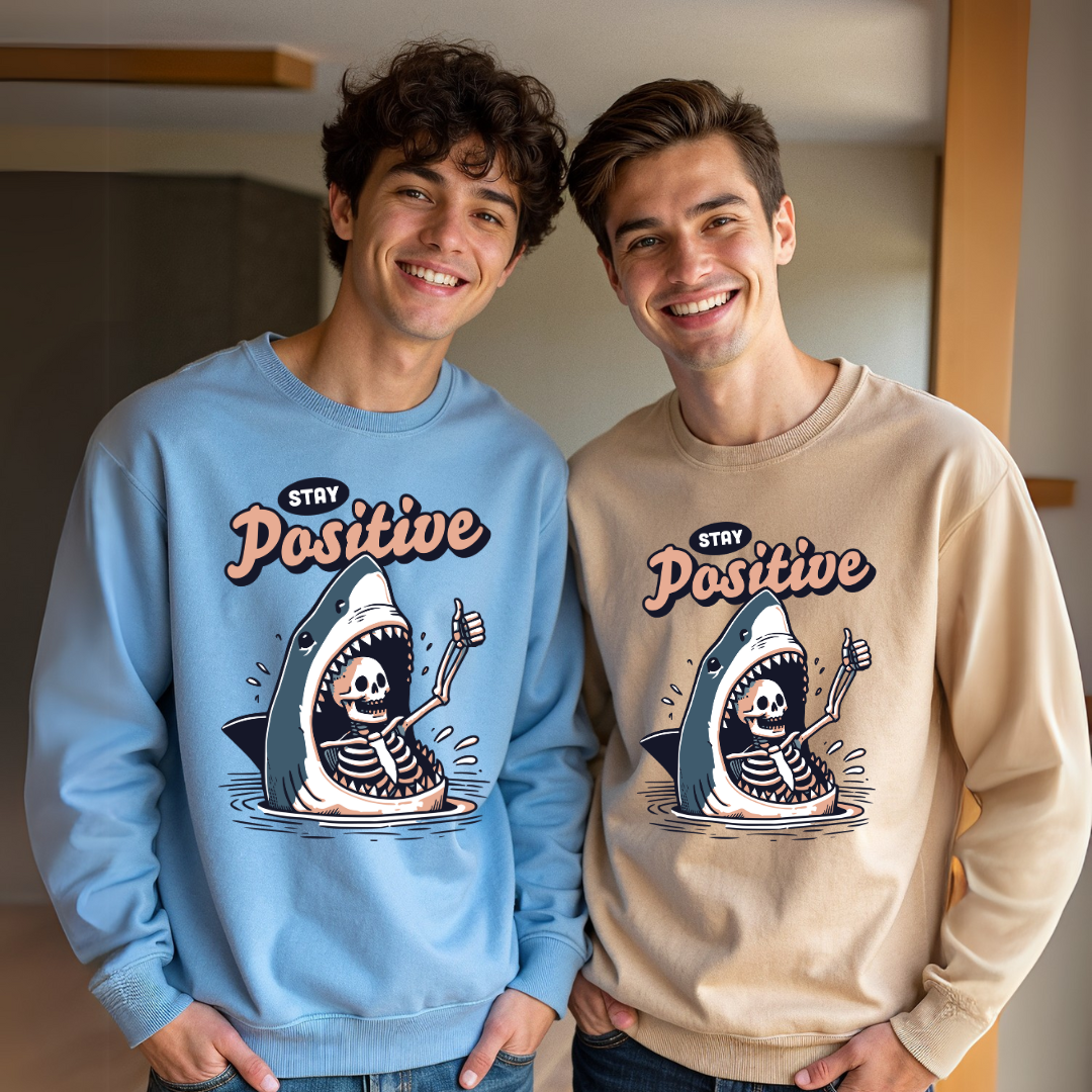Stay Positive Crewneck
