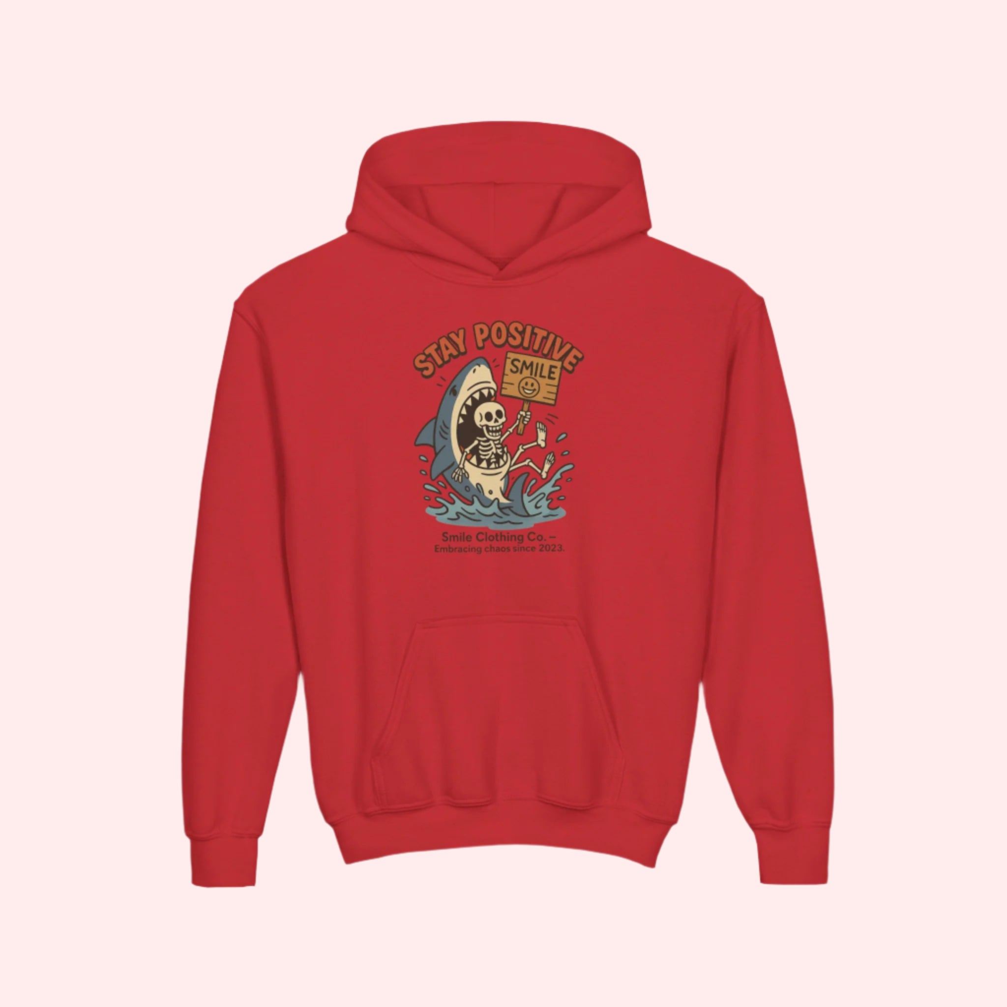 Stay Positive Kids Hoodie - Smile Clothing