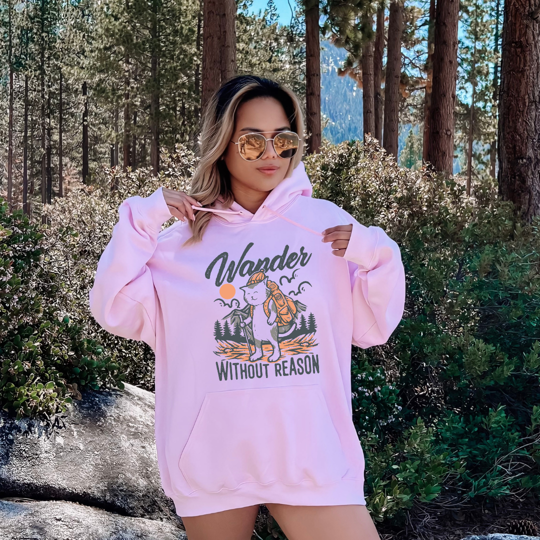 Wander Without Reason Hoodie - Smile Clothing
