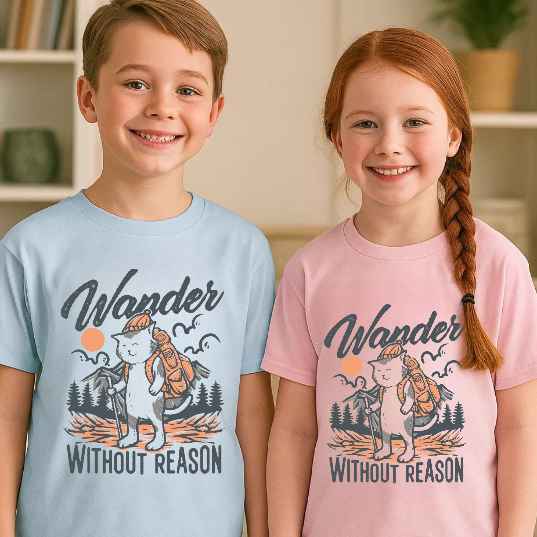 Kids Wander Without Reason Shirt - Smile Clothing
