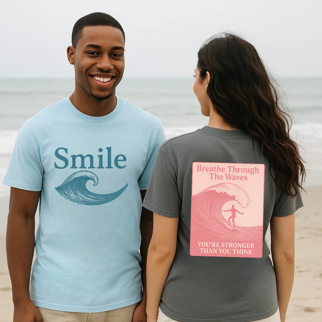 Smile “Breathe Through the Waves” Shirt - Smile Clothing