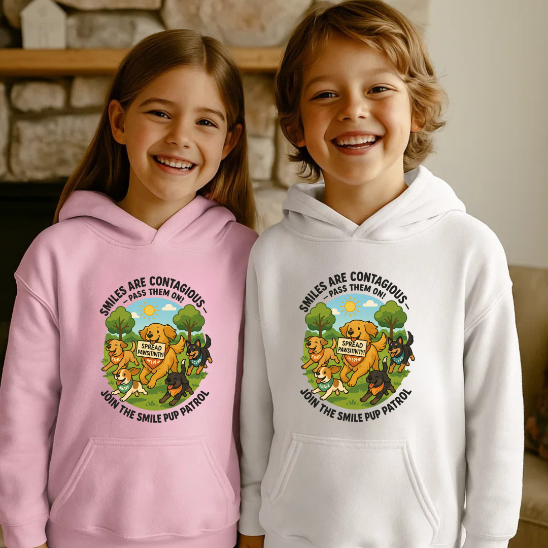 Smile “Pup Patrol” Kids Hoodie - Smile Clothing