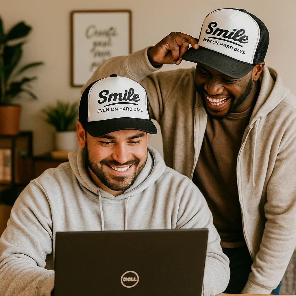 Smile Even on Hard Days Hat - Smile Clothing