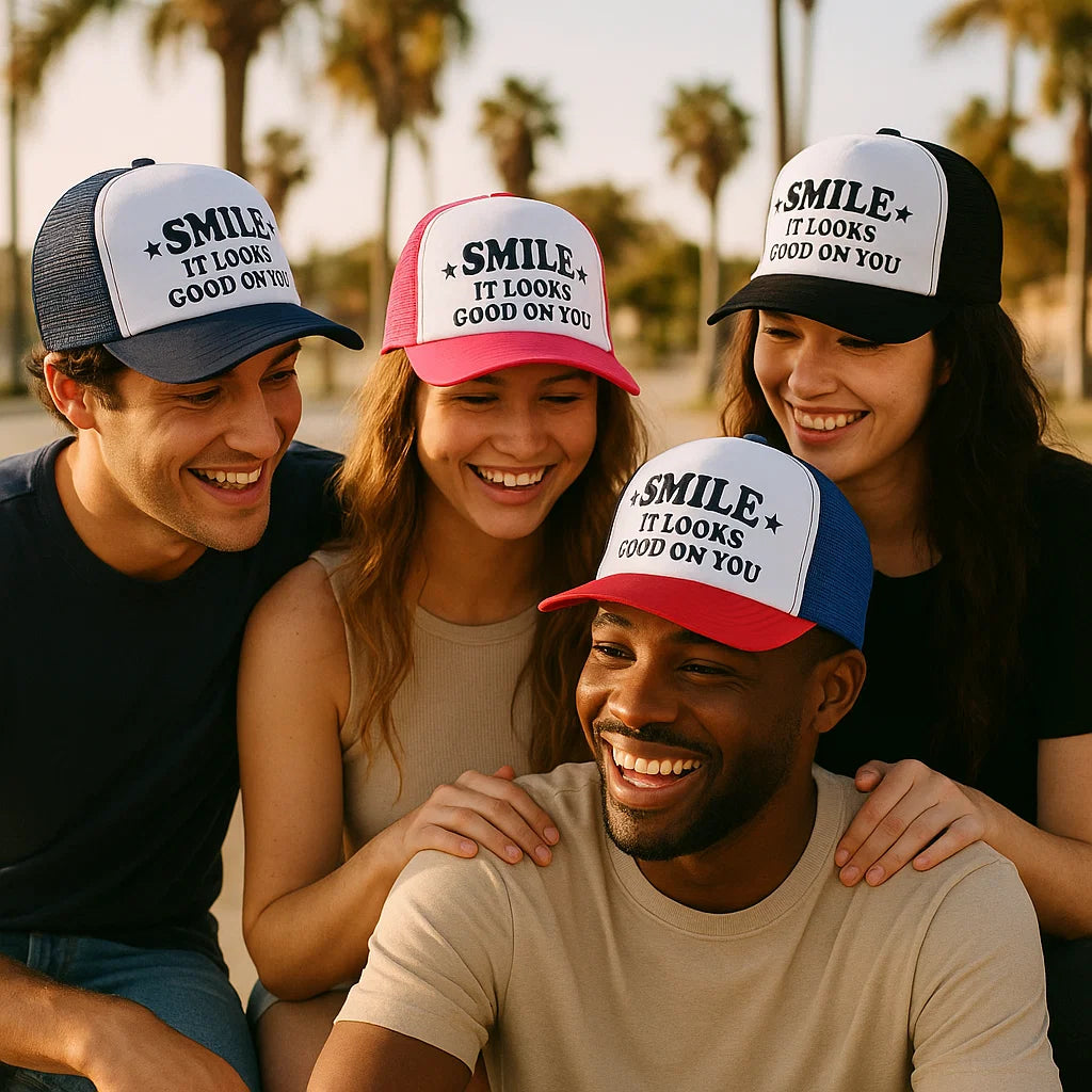 Smile It Looks Good On You Hat - Smile Clothing