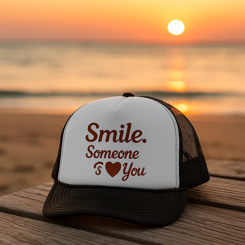 Smile Someone Loves You Hat