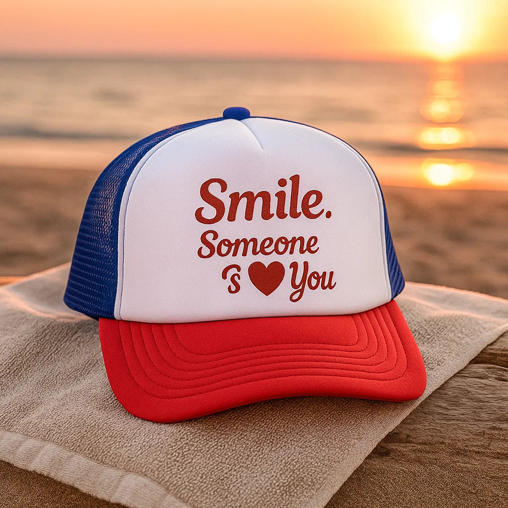Smile Someone Loves You Hat - Smile Clothing