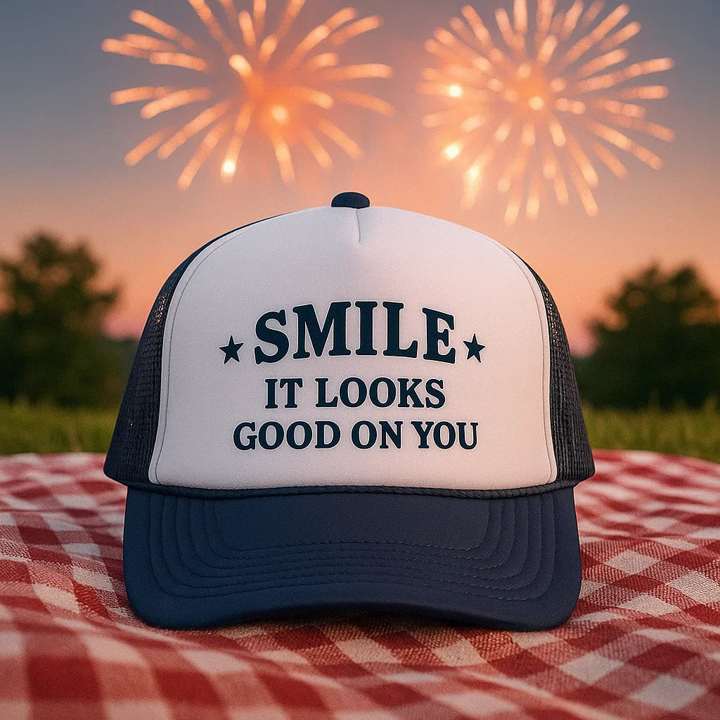 Smile It Looks Good On You Hat