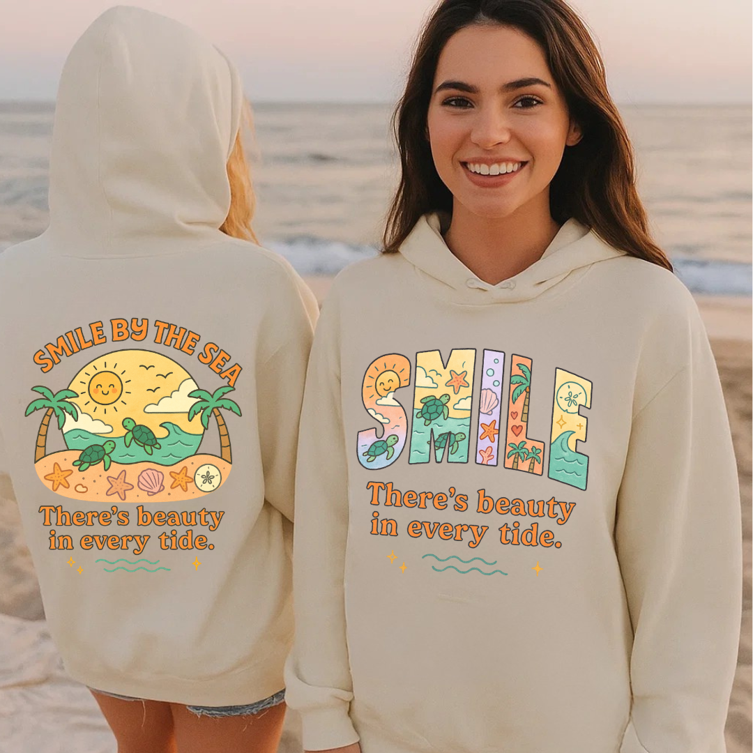 Smile “There’s Beauty In Every Tide” Hoodie - Smile Clothing
