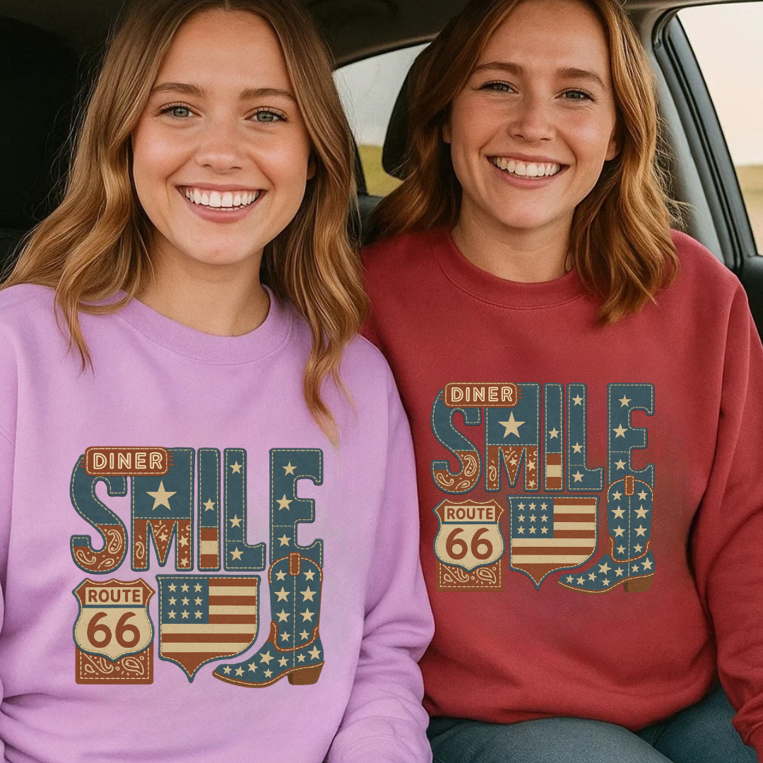 Smile Roadtrip Crewneck - Smile Clothing
