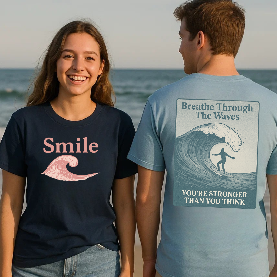 Smile “Breathe Through the Waves” Shirt - Smile Clothing