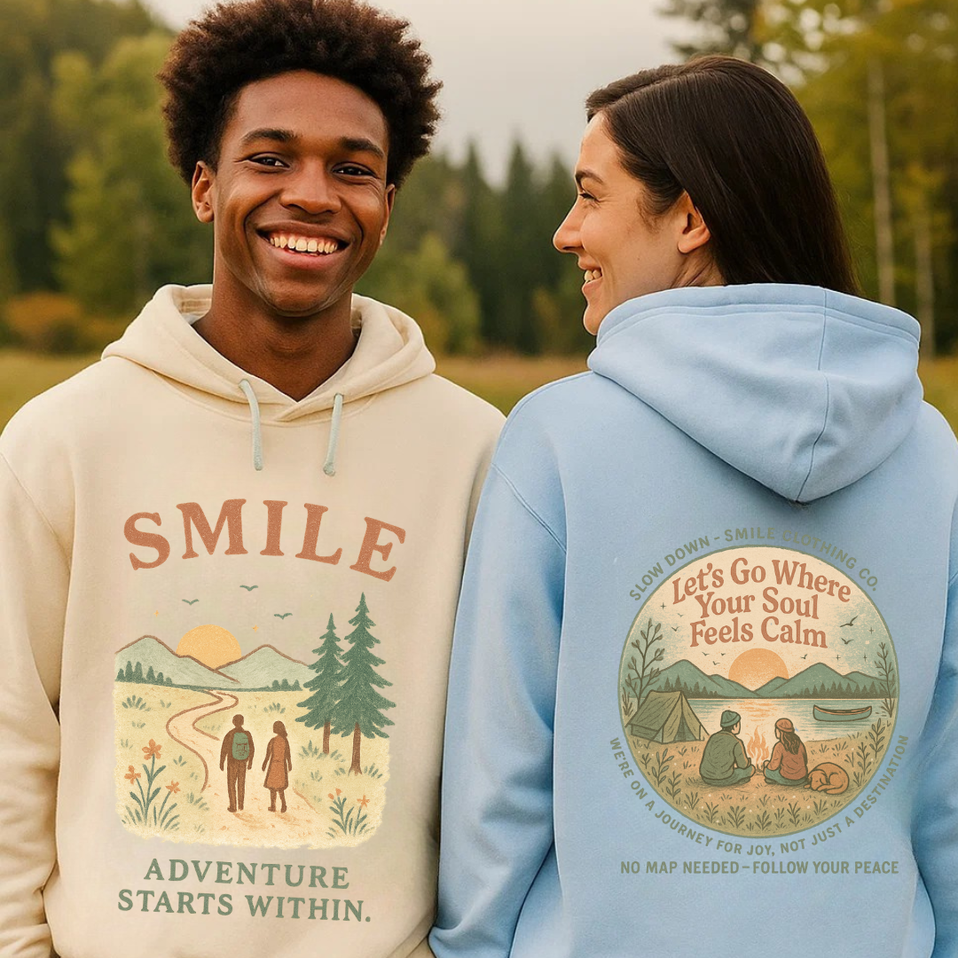 Smile “Adventures Start Within” Hoodie - Smile Clothing