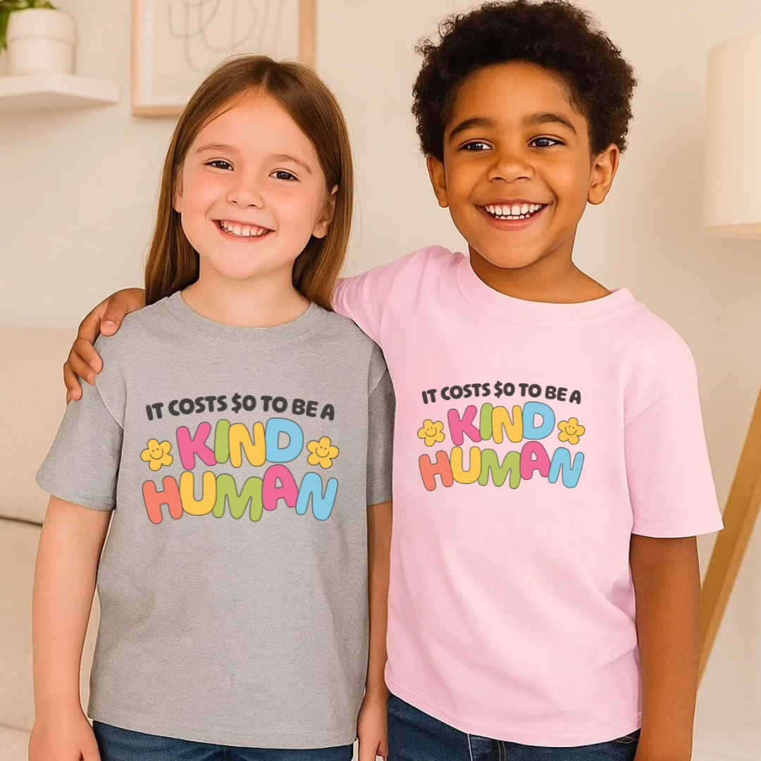 Kids Kind Human Shirt - Smile Clothing