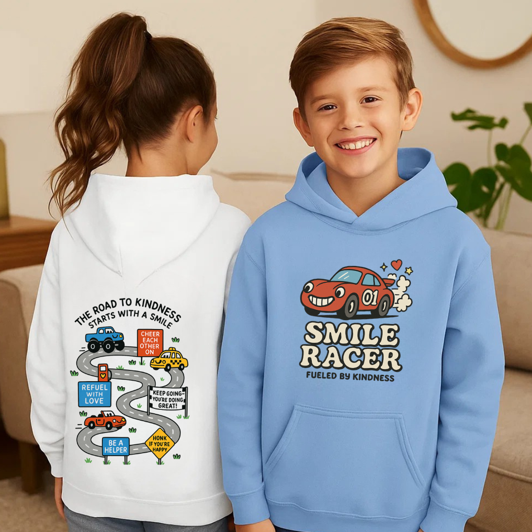 Smile “Racer” Kids Hoodie - Smile Clothing