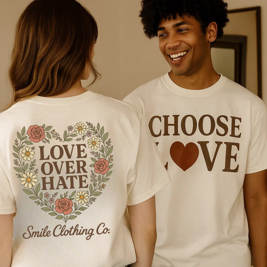 Love Over Hate Shirt - Smile Clothing