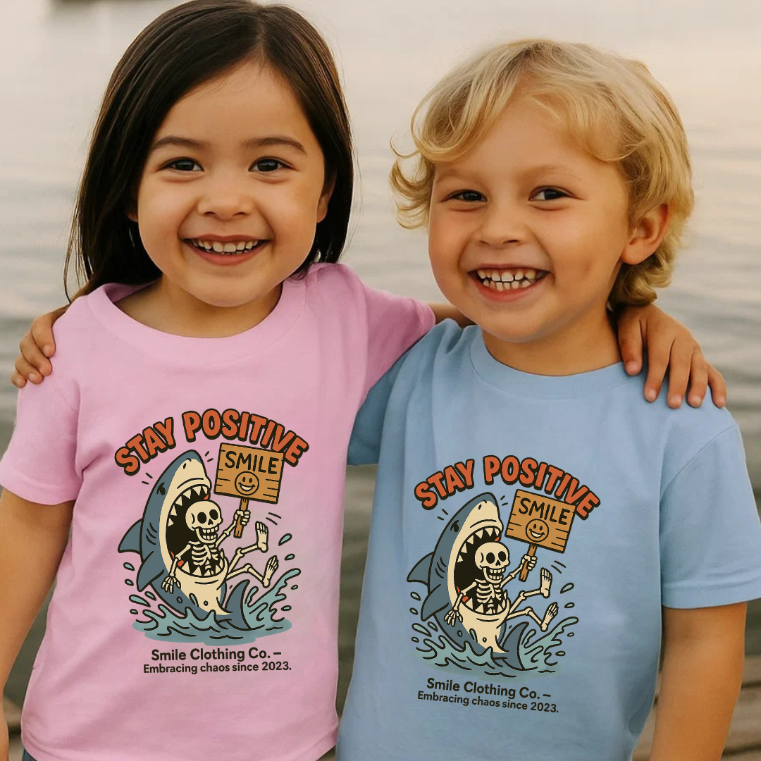 Stay Positive Toddler Shirt - Smile Clothing