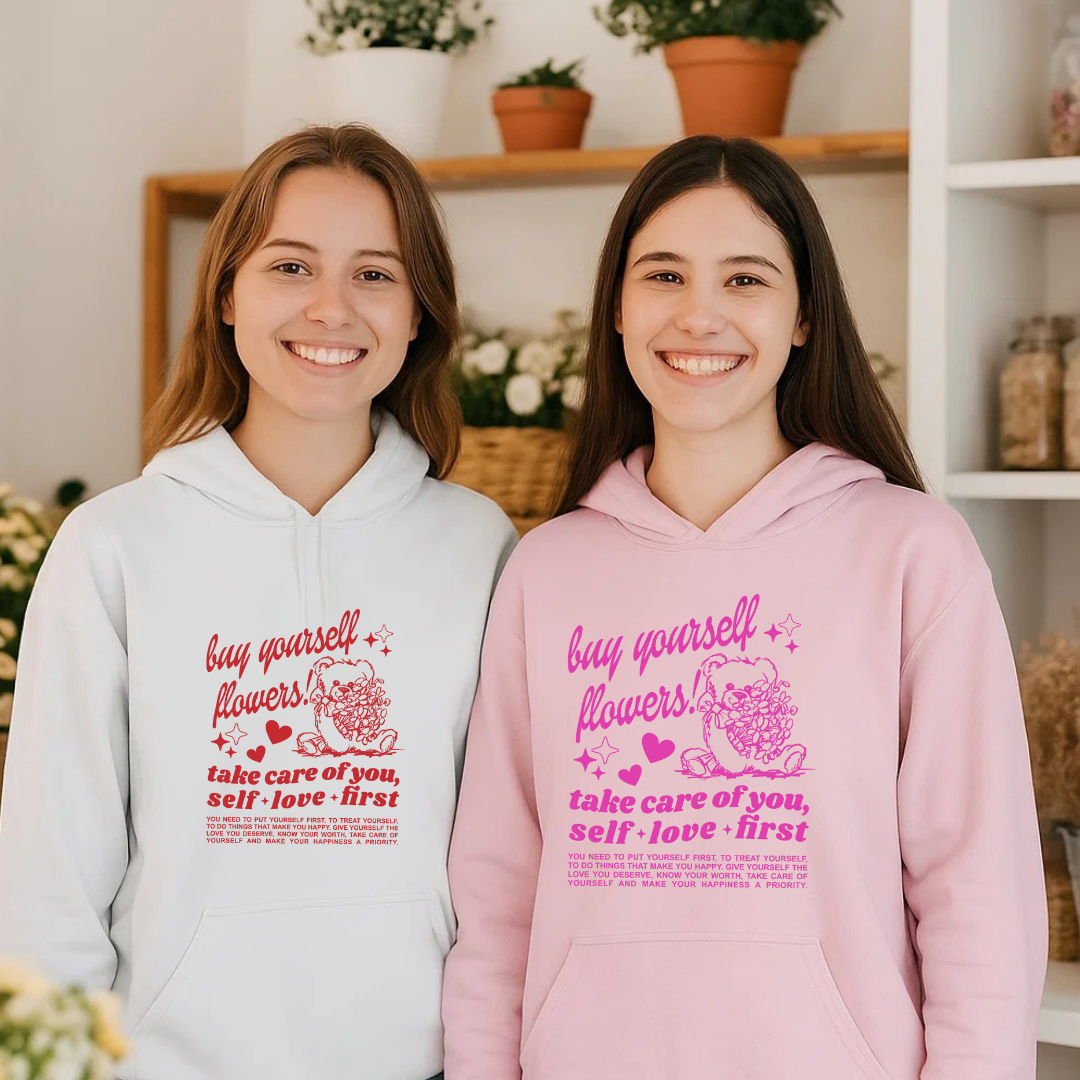 Buy Yourself Flowers Hoodie - Smile Clothing