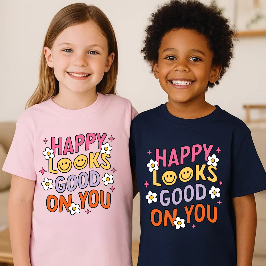 Kids Happy Looks Good Shirt - Smile Clothing