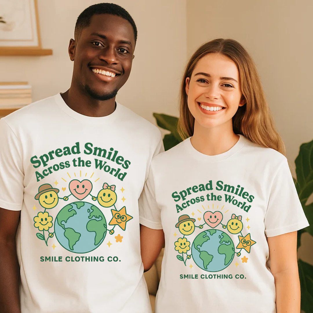 Spread Smiles Across the World Shirt - Smile Clothing