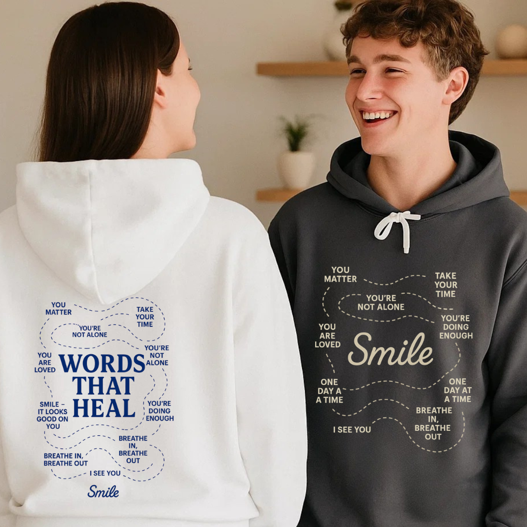 Smile Words That Heal Hoodie