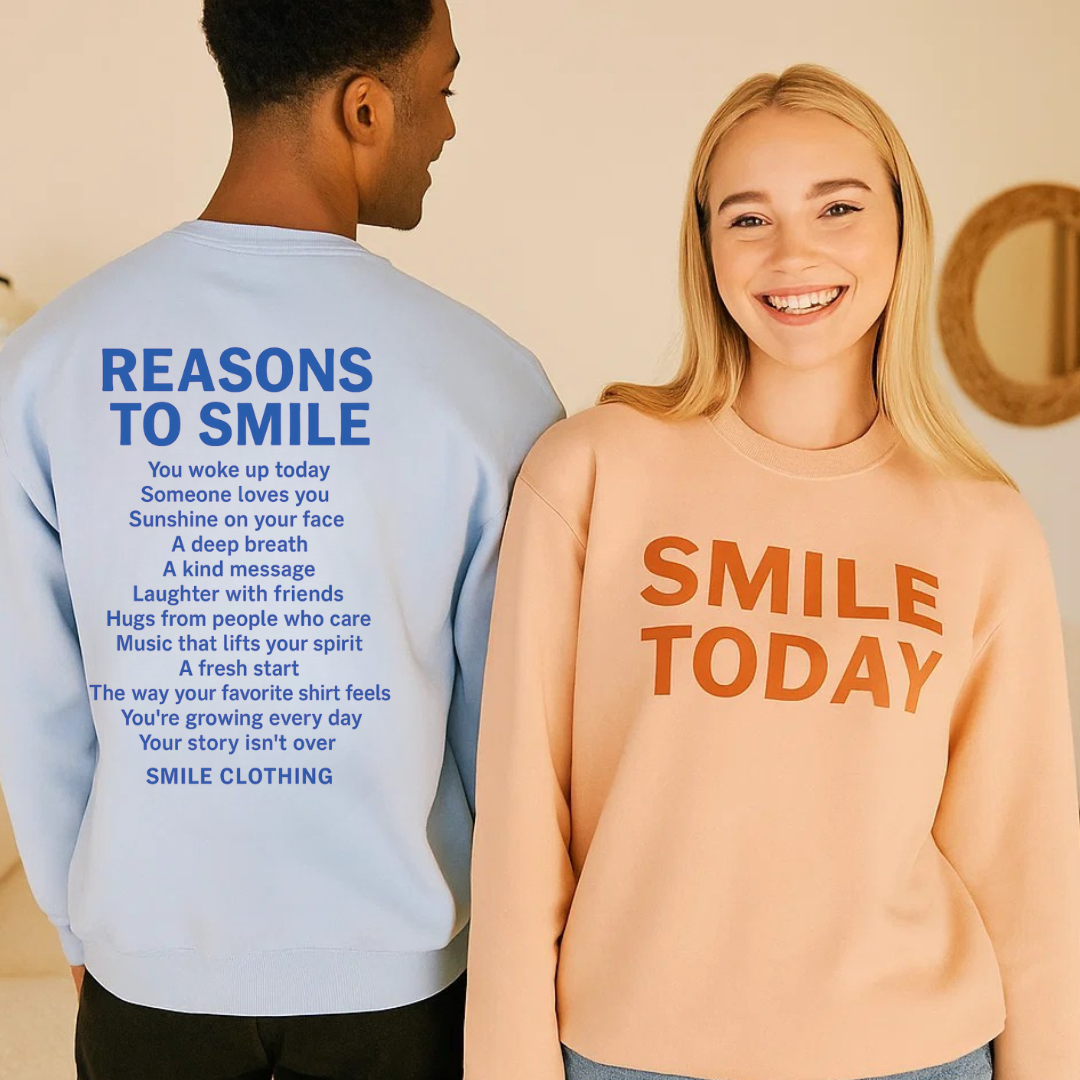 Reasons To Smile Crewneck - Smile Clothing