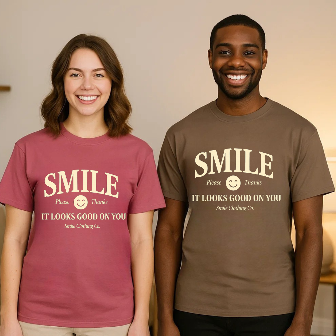 Smile It Looks Good On You Shirt - Smile Clothing