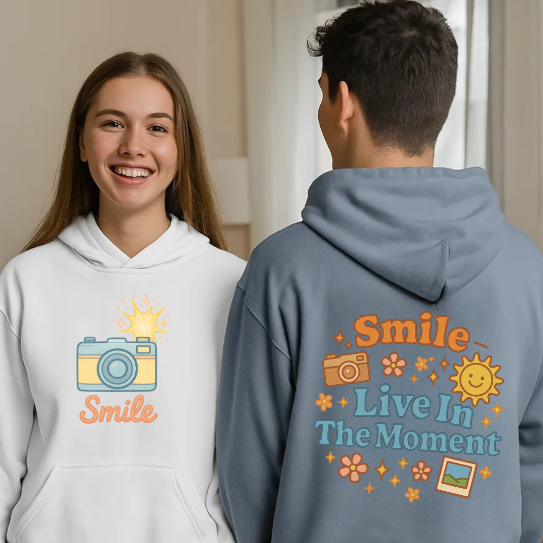 Smile Live In The Moment Hoodie - Smile Clothing
